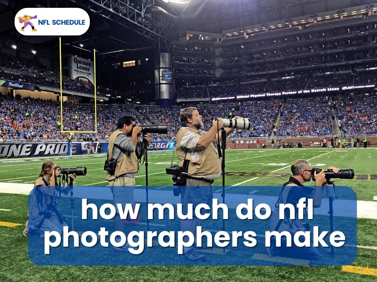 how much do nfl photographers make