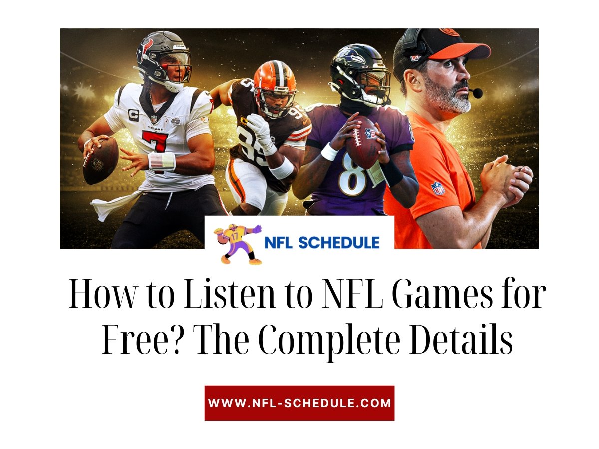 How to Listen to NFL Games for Free